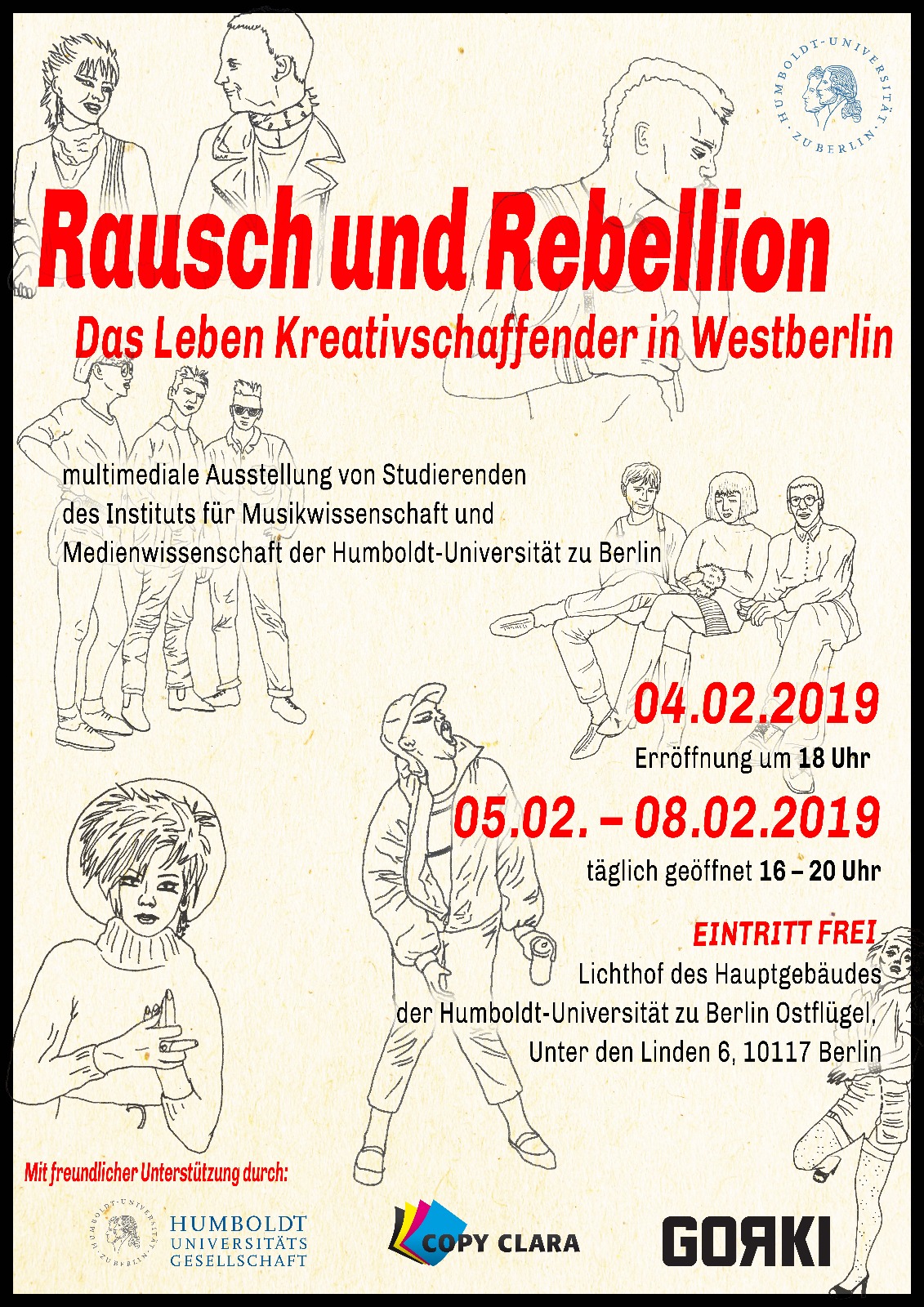 Ausstellung "Rausch und Rebellion" - Humboldt-Universitäts ...